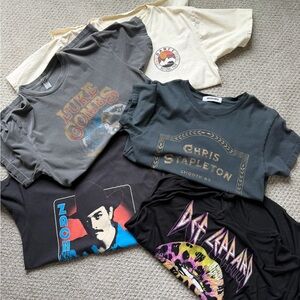 Graphic Band Tees Assorted Pack